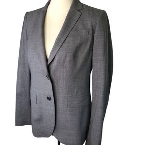 Banana Republic Women’s Blazer Lightweight Wool Grey Size 8